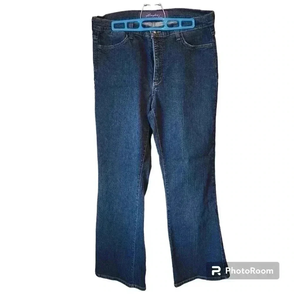 Not Your Daughter's Jeans Mid/High Rise Bootcut Size 14 Petite About 32 Waist